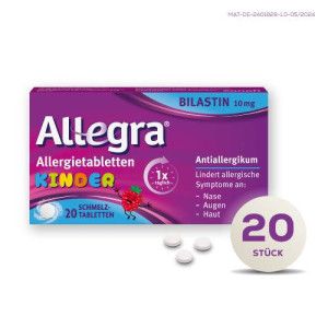 ALLEGRA Allergietabletten Kinder 10 mg Schmelztab.